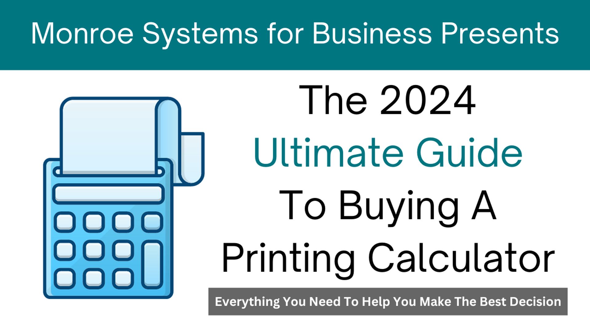 The 2024 Ultimate Guide To Buying A Printing Calculator